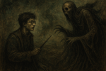 Harry Potter face à un Détraqueur, univers dystopique