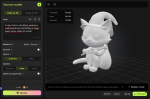 Interface de Meshy AI
