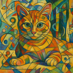 Abstraction géométrique et couleurs vibrantes de Kandinsky pour vos créations IA